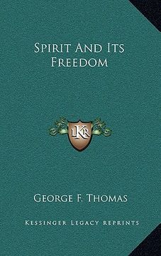 portada spirit and its freedom (in English)