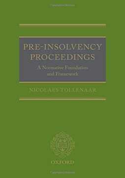 portada Pre-Insolvency Proceedings: A Normative Foundation and Framework (en Inglés)