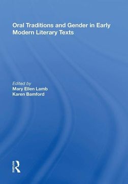 portada Oral Traditions and Gender in Early Modern Literary Texts