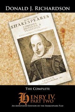 portada The Complete Henry IV, Part Two: An Annotated Edition of the Shakespeare Play (en Inglés)