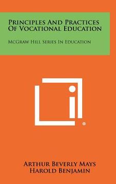 portada principles and practices of vocational education: mcgraw hill series in education (in English)