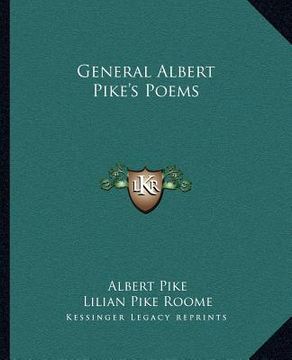portada general albert pike's poems (en Inglés)