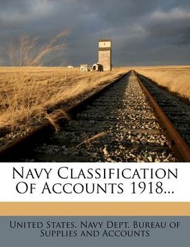 portada navy classification of accounts 1918... (en Inglés)