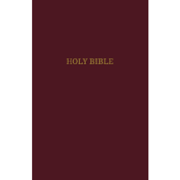 portada Kjv, pew Bible, Hardcover, Burgundy, red Letter Edition, Comfort Print: Holy Bible, King James Version (en Inglés)