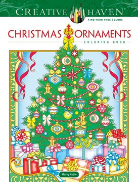 portada Creative Haven Christmas Ornaments Coloring Book (in English)