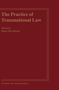 portada the practice of transnational law (en Inglés)