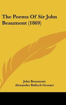 portada the poems of sir john beaumont (1869)