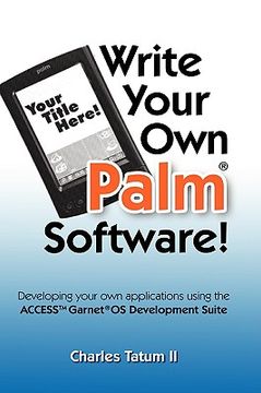 portada write your own palm software!