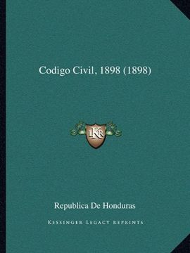 portada Codigo Civil, 1898 (1898) (in Spanish)