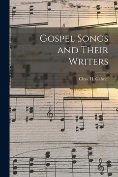 portada Gospel Songs and Their Writers