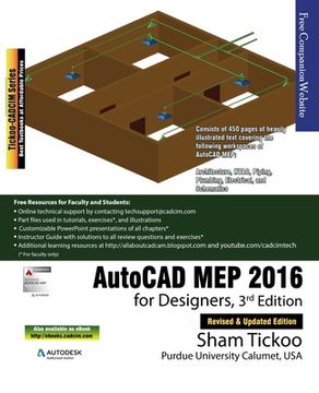 portada AutoCAD MEP 2016 for Designers, 3rd Edition (in English)