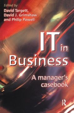 portada It in Business: A Business Manager's Casebook (en Inglés)