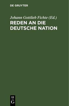 portada Reden an die Deutsche Nation (in German)