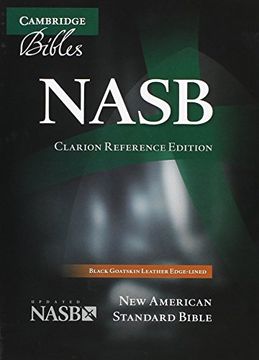 portada Nasb Clarion Reference Edition (Black Goatskin) (en Inglés)