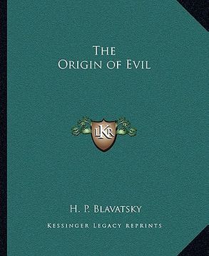 portada the origin of evil (in English)