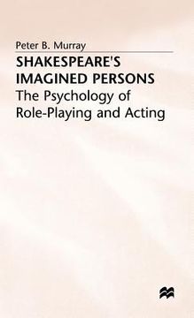portada Shakespeares Imagined Persons de Peter b. (Professor of English Murray(Palgrave Schol, Print uk) (en Inglés)