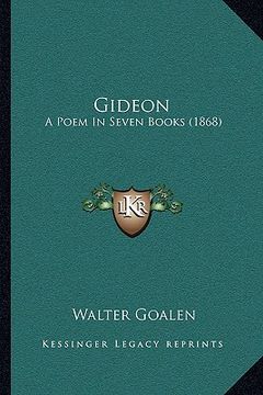 portada gideon: a poem in seven books (1868) (en Inglés)