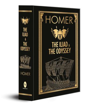 portada The Iliad & the Odyssey (Deluxe Hardbound Edition) (en Inglés)