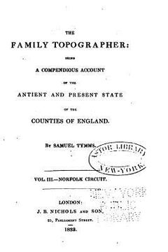 portada The family topographer, being a compendious account of the antient and present state of the counties of England (en Inglés)