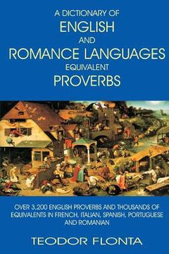 portada A Dictionary of English and Romance Languages Equivalent Proverbs (en Inglés)