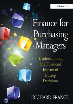 portada Finance for Purchasing Managers. Richard France (en Inglés)