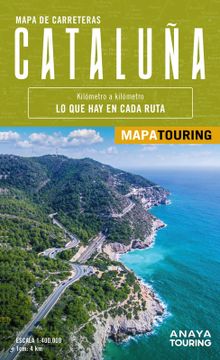 portada Mapa de carreteras de Cataluña (desplegable), escala 1:400.000 (in Spanish)