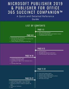 portada Microsoft Publisher 2019 & Publisher for Office 365 Succinct Companion(TM): A Quick and Detailed Reference Guide (en Inglés)