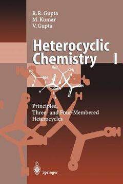 portada heterocyclic chemistry: volume i: principles, three- and four-membered heterocycles (en Inglés)
