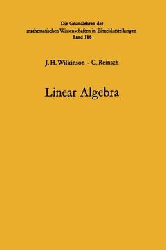 portada Linear Algebra: 2 (Handbook for Automatic Computation) (in English)