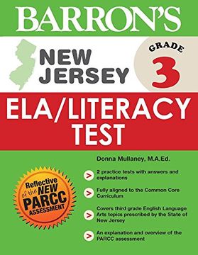 portada Barron's New Jersey Grade 3 ELA/Literacy Test