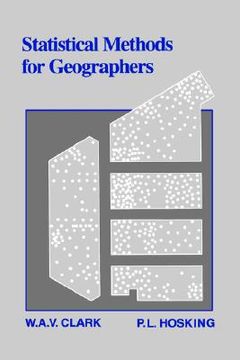 portada statistical methods for geographers (en Inglés)