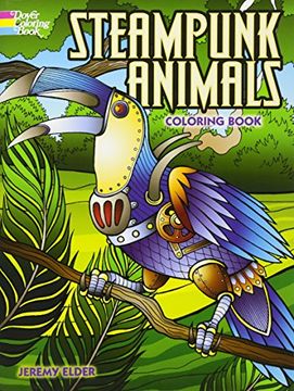 portada Steampunk Animals Coloring Book (Adult Coloring)
