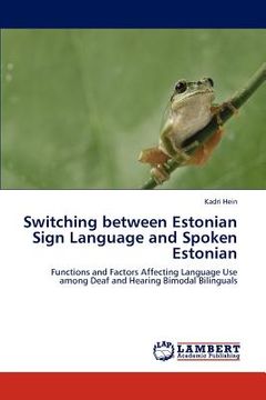 portada switching between estonian sign language and spoken estonian