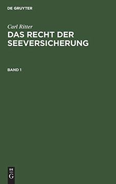 portada Das Recht der Seeversicherung (German Edition) [Hardcover ] (en Alemán)