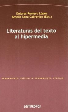 portada Literaturas del Texto al Hipermedia (in Spanish)