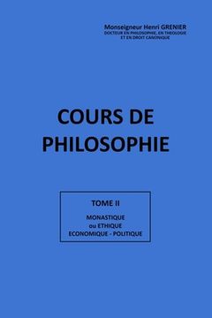 portada Cours de Philosophie Tome II (en Francés)