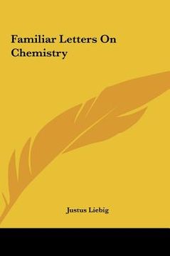 portada familiar letters on chemistry (en Inglés)
