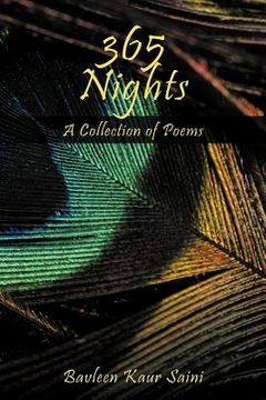 portada 365 nights: a collection of poems written by bavleen kaur saini