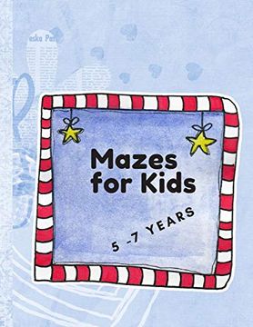 portada Mazes for Kids 5 - 7 Years Old: Shapes and Square Mazes in Large Size Book (en Inglés)