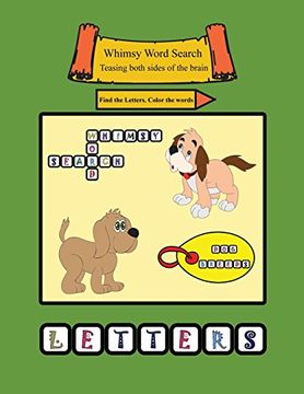 portada Whimsy Word Search: Dog Breeds, Letters: Dog Breeds, Letters