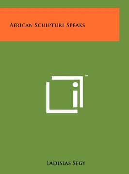 portada african sculpture speaks (en Inglés)