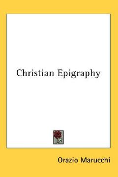 portada christian epigraphy (en Inglés)