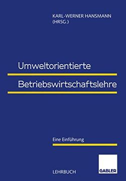 portada Umweltorientierte Betriebswirtschaftslehre: Eine Einführung (en Alemán)