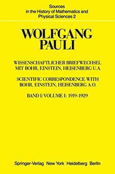 portada Wissenschaftlicher Briefwechsel mit Bohr, Einstein, Heisenberg U. A. Band 1: 1919–1929 (in German)