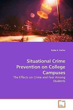 portada situational crime prevention on college campuses (en Inglés)