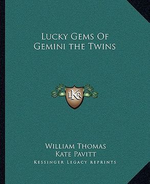 portada lucky gems of gemini the twins (in English)