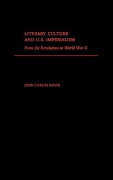 portada Literary Culture and us Imperialism: From the American Revolution to World war ii (en Inglés)