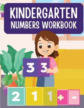 portada Fun and Colorful Kindergarten Math Numbers Workbook (en Inglés)