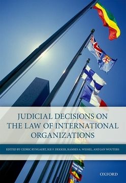 portada Judicial Decisions on the law of International Organizations (en Inglés)