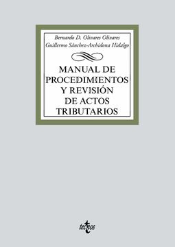 portada Manual de Procedimientos y Revisión de Actos Tributarios (in Spanish)